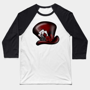 Red Magic Hat Baseball T-Shirt